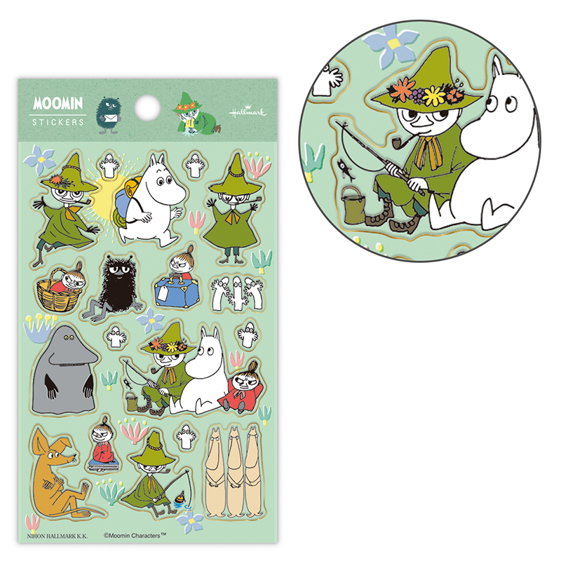 MOOMIN ムーミン シール MOADグリーン/843-427